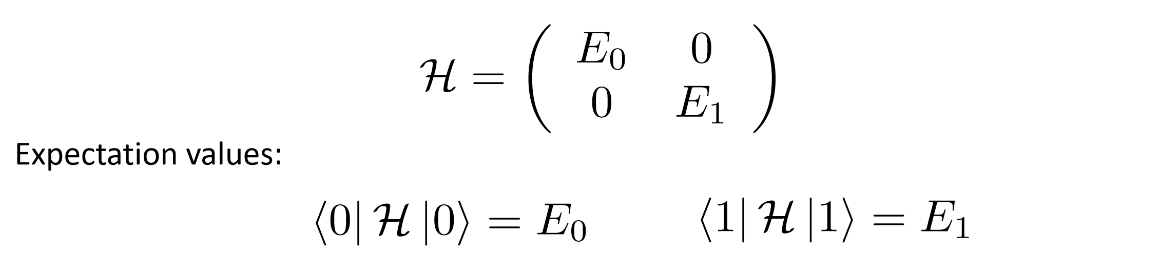 Hermitian Operators