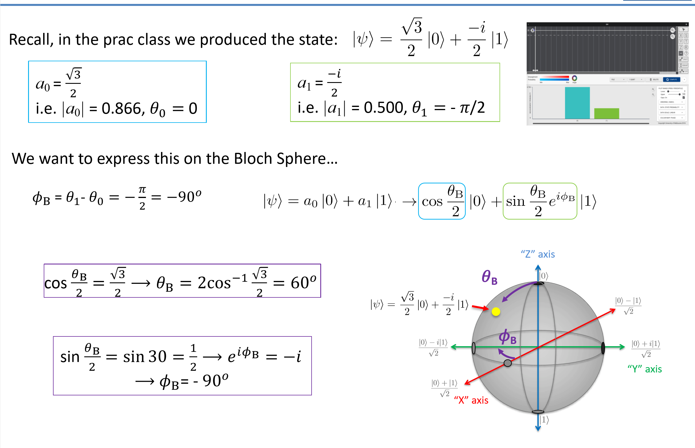 transformation to bloch sphere